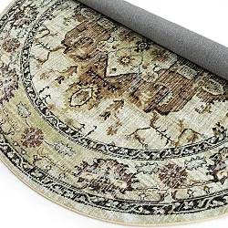 Alfombras redondeadas - Siliana (beige)