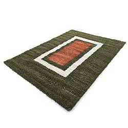 Alfombras de pelo largo - Alsace (verde/blanco/naranja)