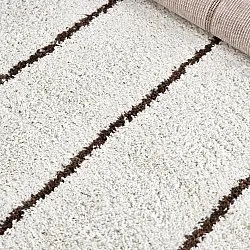 Alfombras de pelo largo - Eze (blanco/marrón)