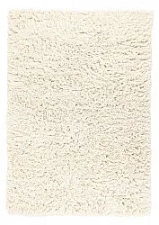 Alfombras de pelo largo - Fassale Hand Woven Wool Shaggy (blanco)