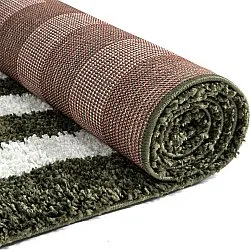 Alfombras de pelo largo - Imilchil (blanco/verde)