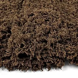 Alfombras de pelo largo - Melilla Hand Woven Wool Shaggy (marrón)
