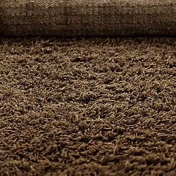 Alfombras de pelo largo - Melilla Hand Woven Wool Shaggy (marrón)