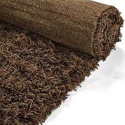 Alfombras de pelo largo - Melilla Hand Woven Wool Shaggy (marrón)