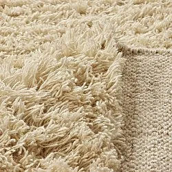 Alfombras de pelo largo - Melilla Hand Woven Wool Shaggy (naturaleza)