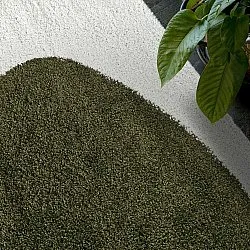 Alfombras de pelo largo - Sanghar (blanco/naranja/verde)