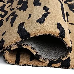 Alfombras de pelo largo - Zebra Tufted Wool Premium (beige/negro)