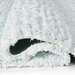 Alfombras de pelo largo - Aden (azul claro/blanco)