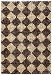 Alfombras de pelo largo - Albi (marrón/beige)