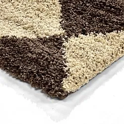 Alfombras de pelo largo - Albi (marrón/beige)