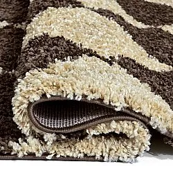 Alfombras de pelo largo - Albi (marrón/beige)