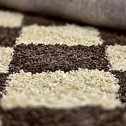 Alfombras de pelo largo - Albi (marrón/beige)