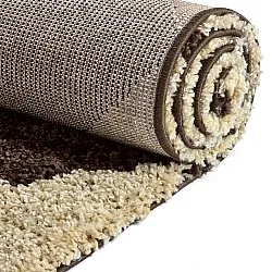 Alfombras de pelo largo - Albi (marrón/beige)