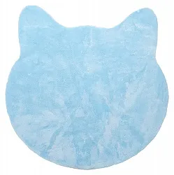Alfombra Infantil - Aranga Super Soft Cat (azul claro)