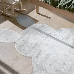Alfombra Infantil - Aranga Super Soft Bunny (gris)