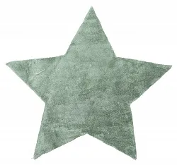 Alfombra Infantil - Aranga Super Soft Star (verde)