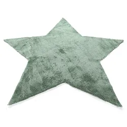 Alfombra Infantil - Aranga Super Soft Star (verde)