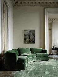 Alfombra de pelo largo ondulada - Aranga Super Soft Fur (verde)