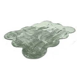 Alfombra de pelo largo ondulada - Aranga Super Soft Fur (verde)