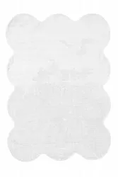 Alfombra de pelo largo ondulada - Aranga Super Soft Fur (blanco)