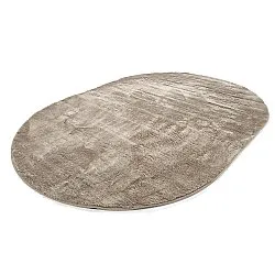 Alfombra de pelo largo ovalada - Aranga Super Soft Fur (marrón)