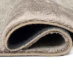 Alfombra de pelo largo ovalada - Aranga Super Soft Fur (marrón)