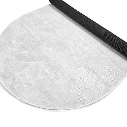 Alfombra de pelo largo ovalada - Aranga Super Soft Fur (blanco)