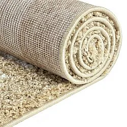 Alfombras de pelo largo - Asilah (beige/blanco)