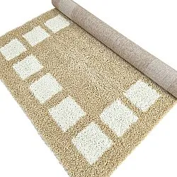 Alfombras de pelo largo - Asilah (beige/blanco)