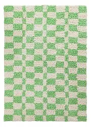 Alfombras de pelo largo - Atrani Natural Cotton Shaggy (verde)