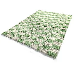 Alfombras de pelo largo - Atrani Natural Cotton Shaggy (verde)