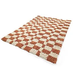 Alfombras de pelo largo - Atrani Natural Cotton Shaggy (naranja)