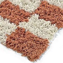 Alfombras de pelo largo - Atrani Natural Cotton Shaggy (naranja)