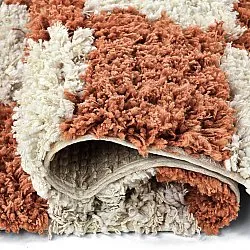 Alfombras de pelo largo - Atrani Natural Cotton Shaggy (naranja)