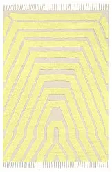 Alfombras de pelo largo - Callista Natural Cotton Shaggy (amarillo)