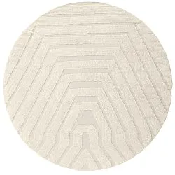 Alfombras redondeadas - Callista Natural Cotton Shaggy (beige)