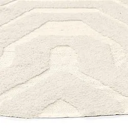 Alfombras redondeadas - Callista Natural Cotton Shaggy (beige)