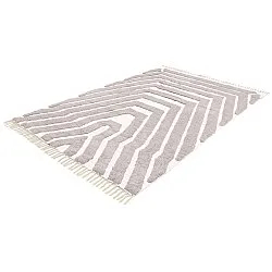 Alfombras de pelo largo - Callista Natural Cotton Shaggy (gris pardo)