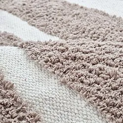 Alfombras de pelo largo - Callista Natural Cotton Shaggy (gris pardo)