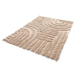 Alfombras de pelo largo - Cazorla Natural Cotton Shaggy (beige)