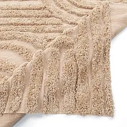 Alfombras de pelo largo - Cazorla Natural Cotton Shaggy (beige)