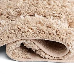 Alfombras de pelo largo - Cazorla Natural Cotton Shaggy (beige)