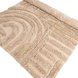 Alfombras de pelo largo - Cazorla Natural Cotton Shaggy (beige)