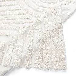 Alfombras de pelo largo - Cazorla Natural Cotton Shaggy (blanquecino)