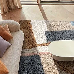 Alfombras de pelo largo - Cefalu Natural Cotton Shaggy (multicolor)