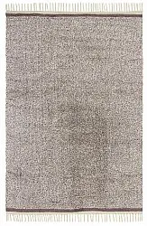 Alfombras de pelo largo - Celina Natural Cotton Shaggy (beige/marrón)