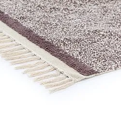 Alfombras de pelo largo - Celina Natural Cotton Shaggy (beige/marrón)