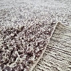 Alfombras de pelo largo - Celina Natural Cotton Shaggy (beige/marrón)