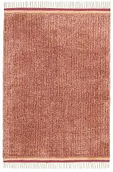 Alfombras de pelo largo - Celina Natural Cotton Shaggy (rojo)