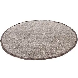 Alfombras redondeadas - Celina Natural Cotton Shaggy (beige/marrón)